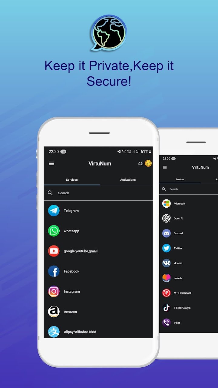 VirtuNum - Virtual Number screenshot