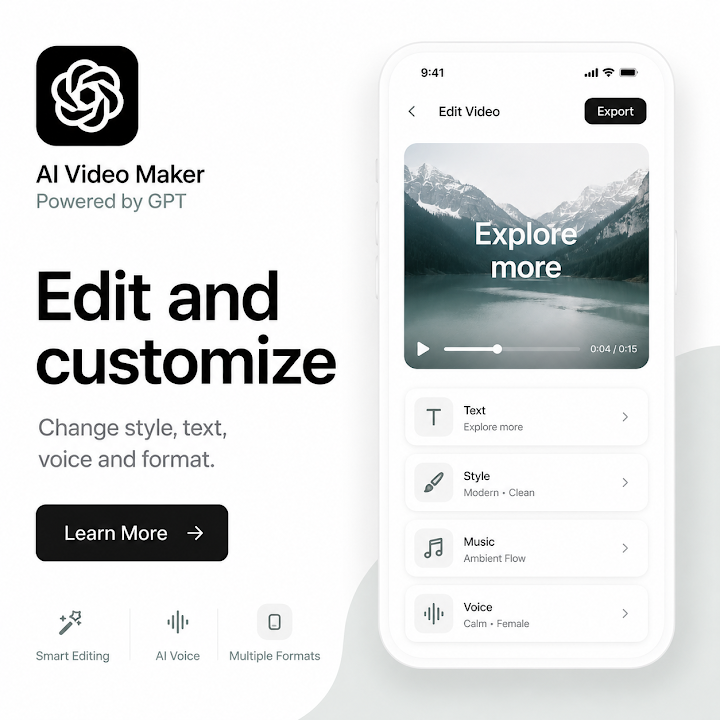 ChatGPT Video: AI Maker screenshot