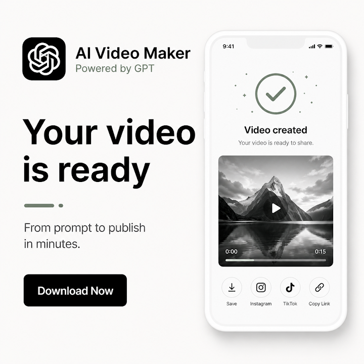 ChatGPT Video: AI Maker screenshot