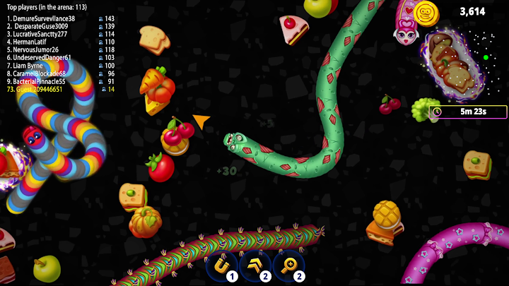 Worms Zone .io - Hungry Snake screenshot