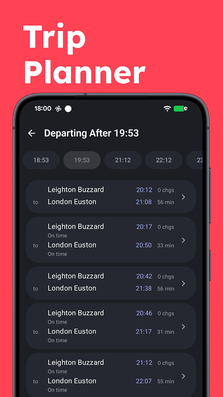 UK Live Train Times screenshot